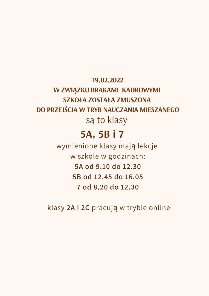 lekcje dn. 19.02.2022