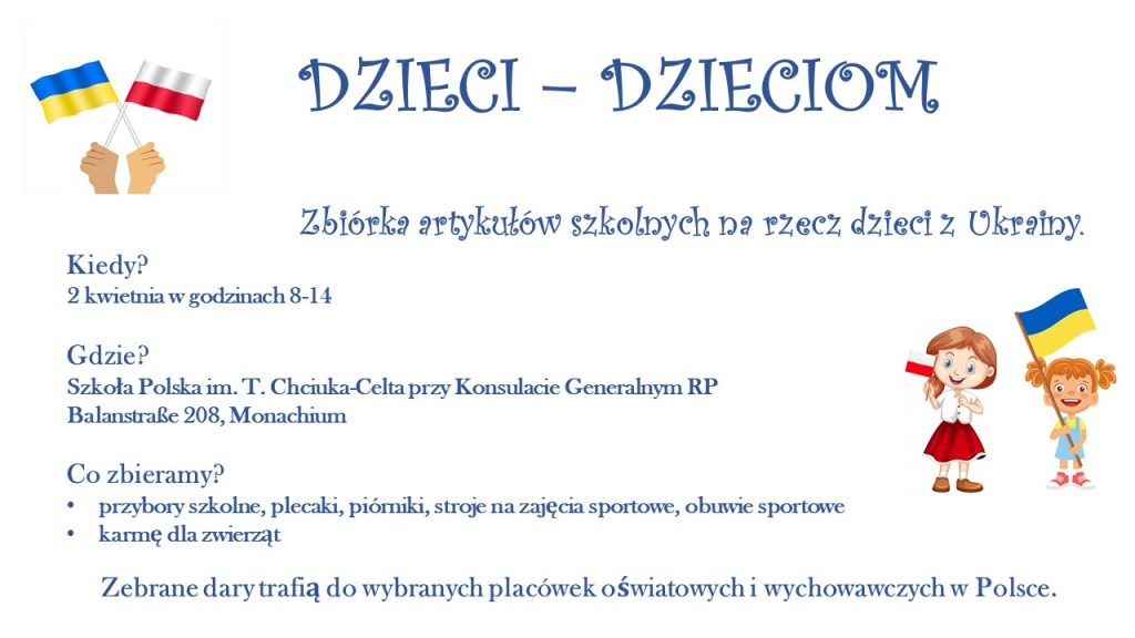 DZIECI – DZIECIOM – akcja trwa 2.04
